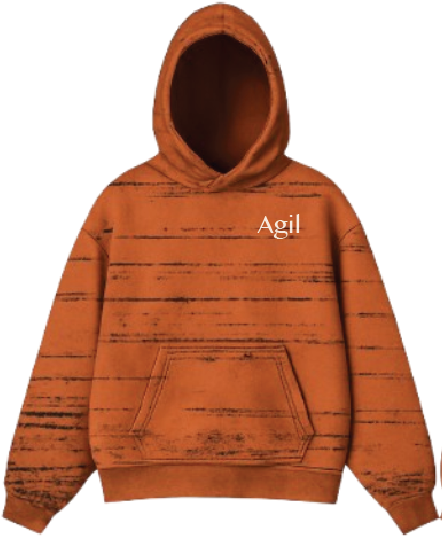 Oversized Hoodie - Orange