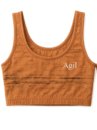 Seamless Sports Bra - Orange