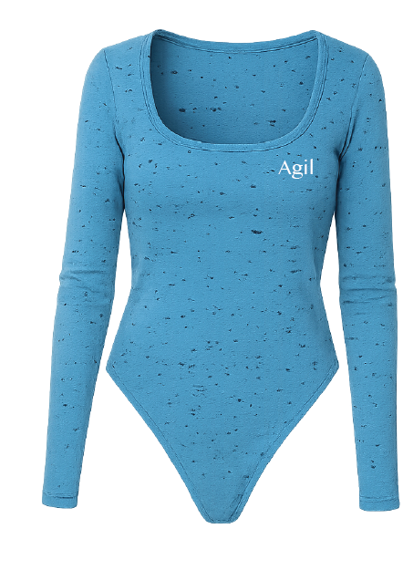 Long Sleeve Bodysuit - Light Blue