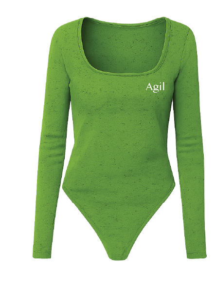 Long Sleeve Bodysuit - Green