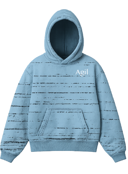 Oversized Hoodie - Light Blue