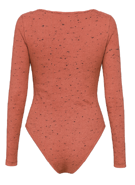 Long Sleeve Bodysuit - Red