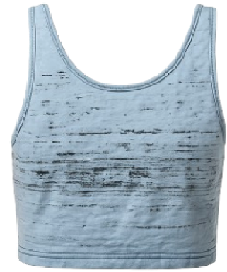 Seamless Sports Bra - Light blue